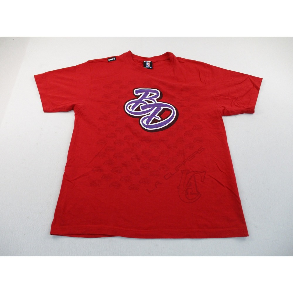 UNK NBA T-Shirt Men XL Red LA Clippers Y2K Baron Davis Vintage